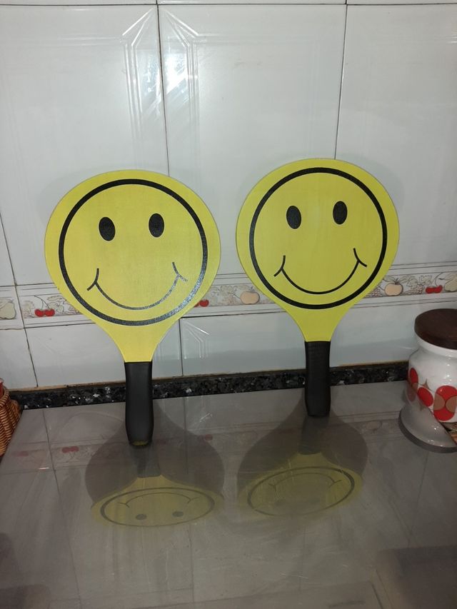 Palas tenis de playa.