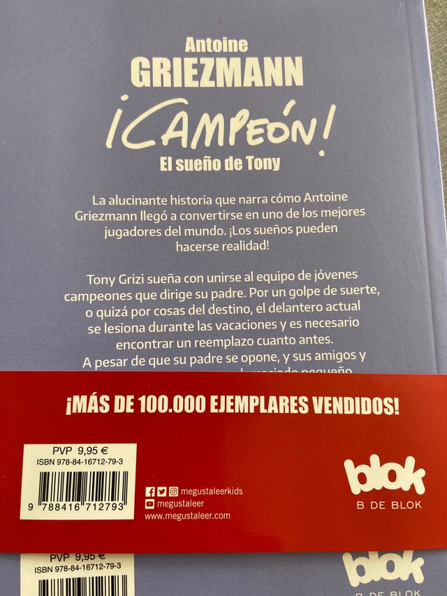 CAMPEÓN EL SUEÑO DE TONY