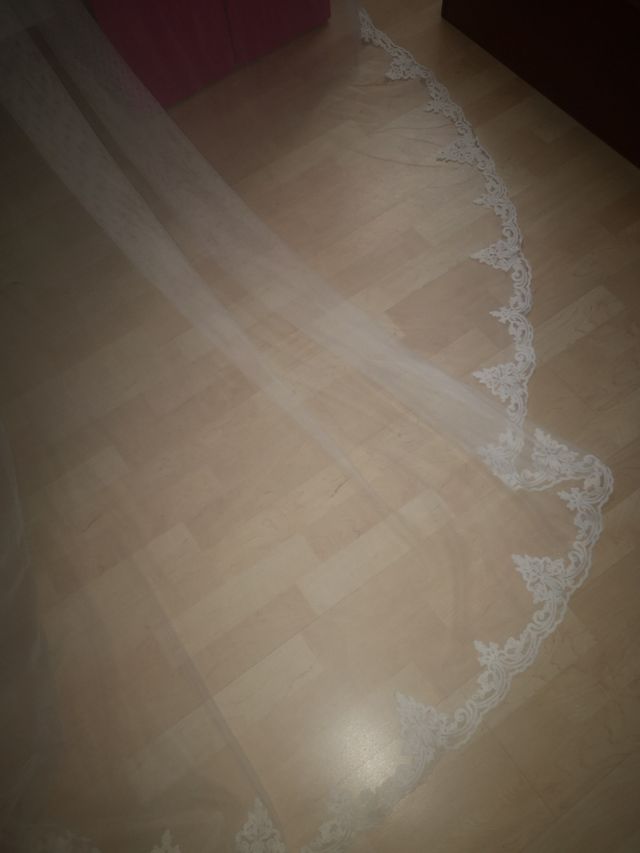 !!OFERTON¡¡ Velo Novia Rosa Clará