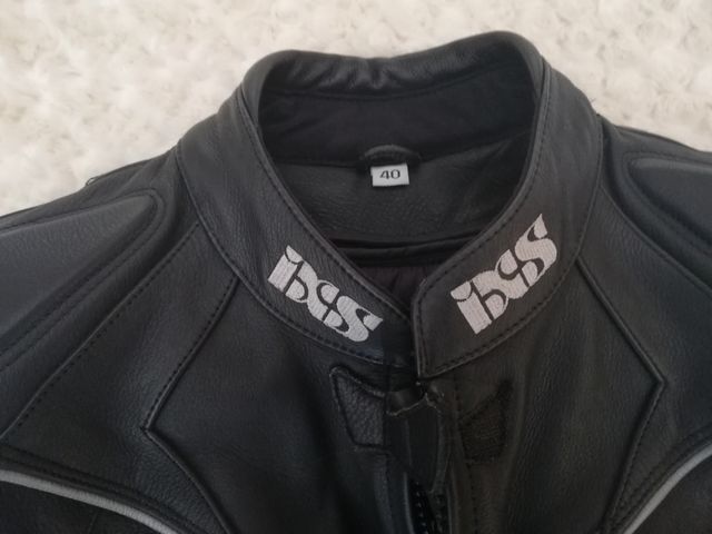 CHAQUETA MOTO PIEL ISX