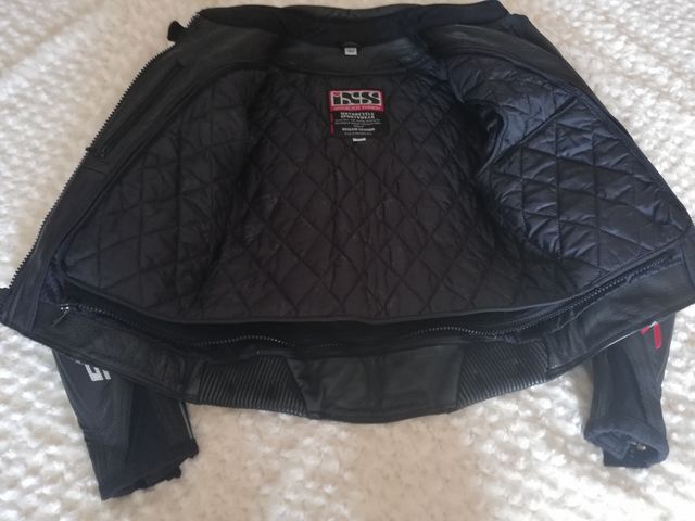CHAQUETA MOTO PIEL ISX