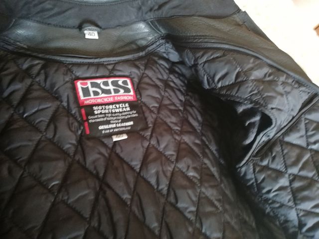 CHAQUETA MOTO PIEL ISX