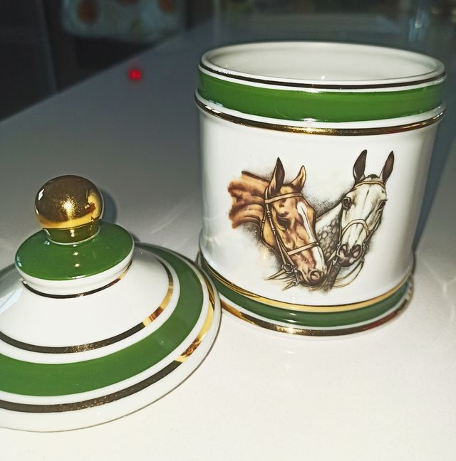 antiguo tibor de porcelana de Limoges