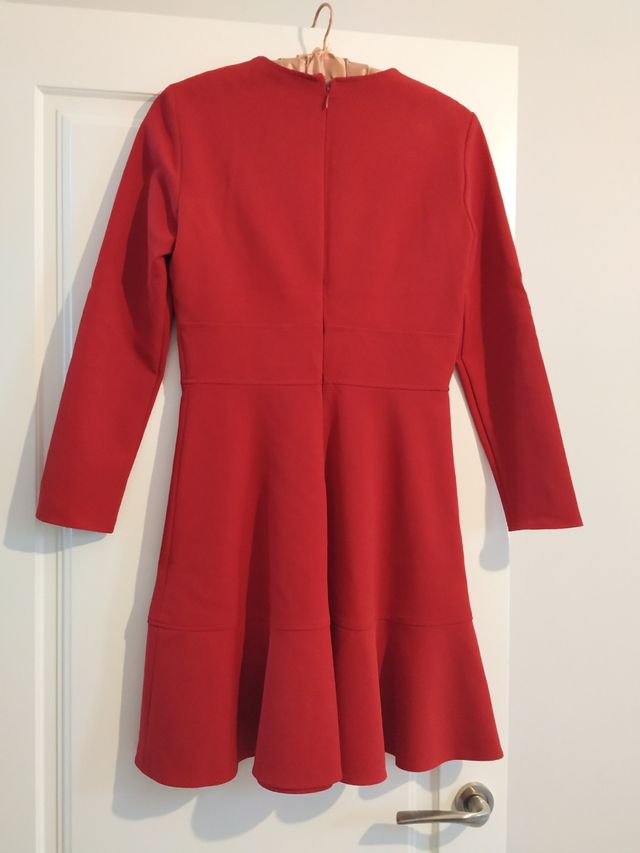 Vestido rojo ZARA T-S