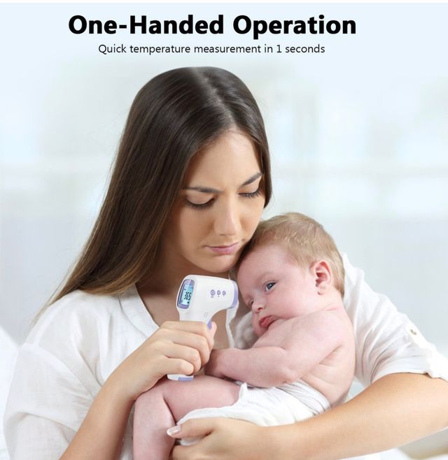 Kit oxiometro y termómetro láser digital