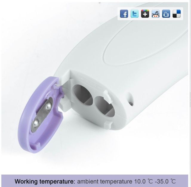 Kit oxiometro y termómetro láser digital