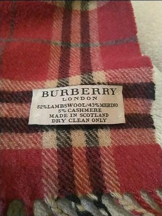 bufanda burberry wallapop