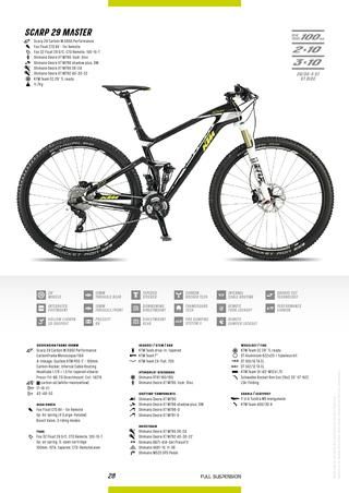 Bicicleta mtb 29" carbono KTM Scarp 29 Master