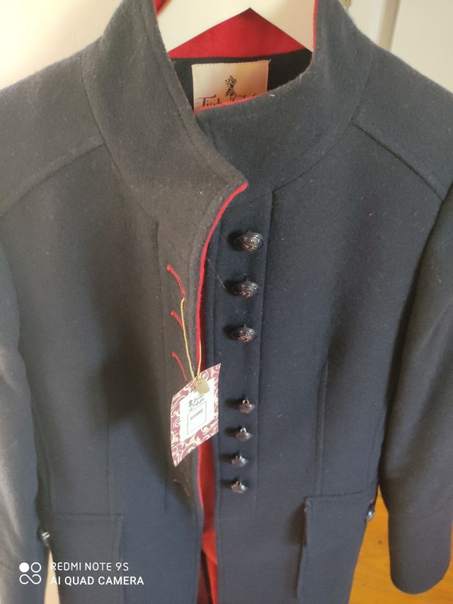 abrigo de paño mujer