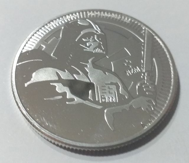MONEDA DARTH VADER. STAR WARS 2020