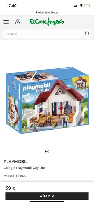 colegio playmobil el corte ingles