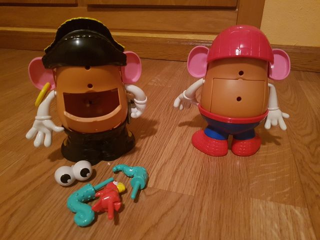 Mr Potatos. Pirata y Spider-Man