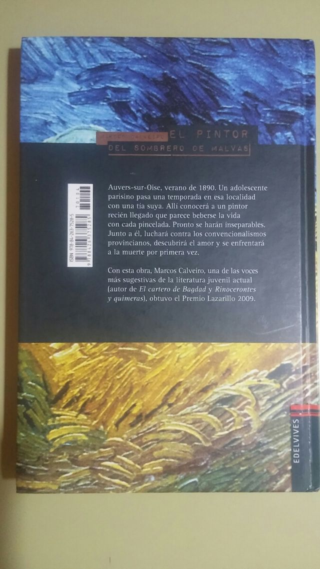 el pintor del sombrero de malvas