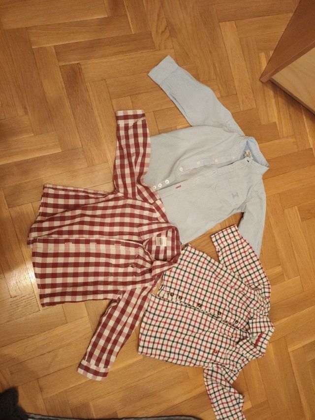 Lote camisas niño de vestir de 6 a 12 meses