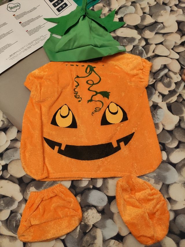 DISFRAZ CALABAZA BEBE