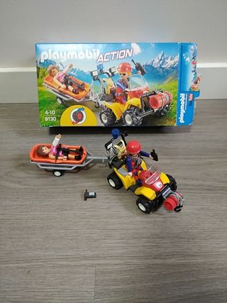 playmobil quad rescate