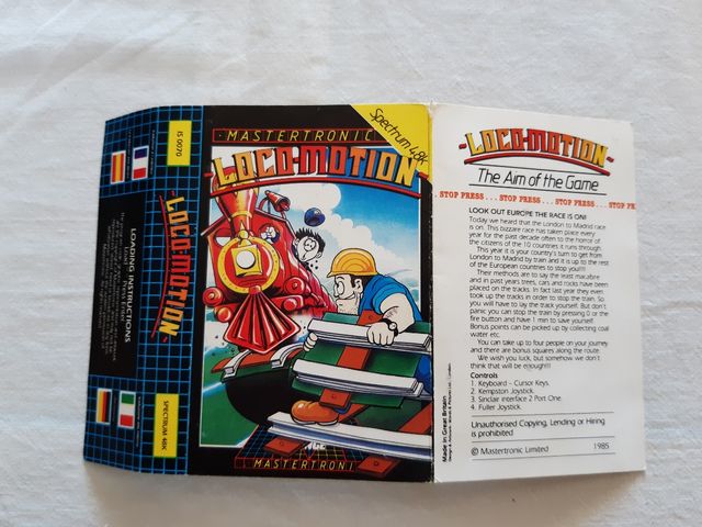 Gioco di locomozione per Spectrum