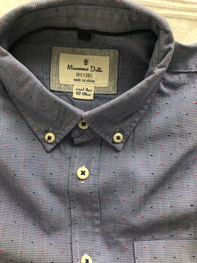 Camisa niño massimo duti  (7-8 años)
