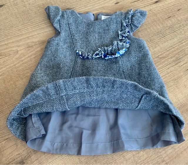 Vestido lana bebé 9/12 meses ZARA