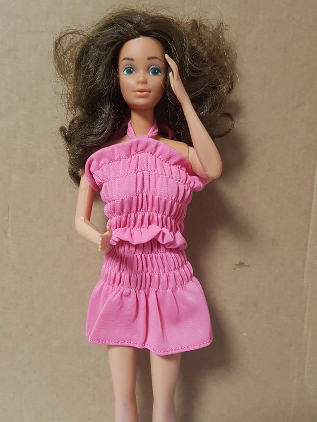VESTIDO CORTO ROSA PARA BARBIE