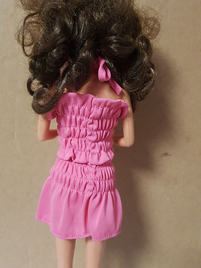 VESTIDO CORTO ROSA PARA BARBIE