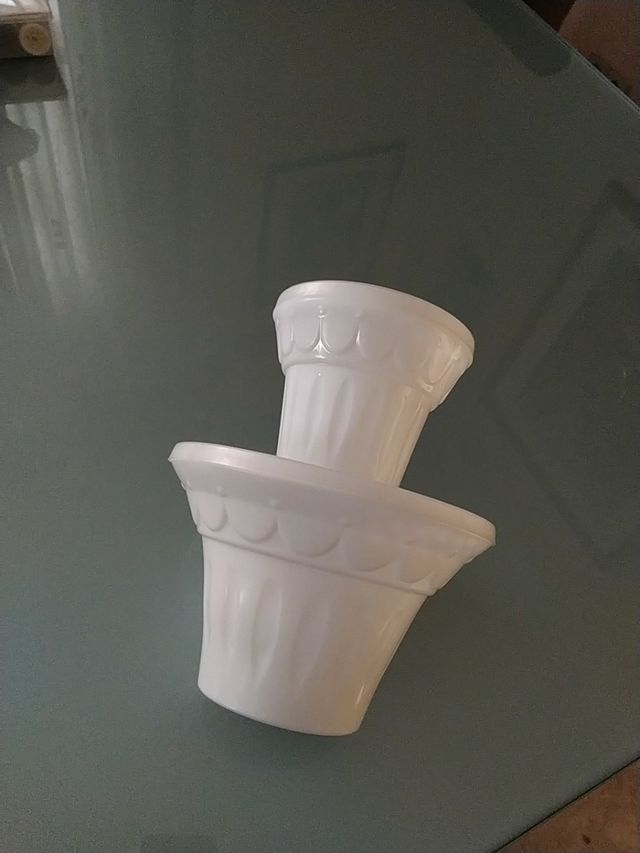 florero tupperware autentico años 70