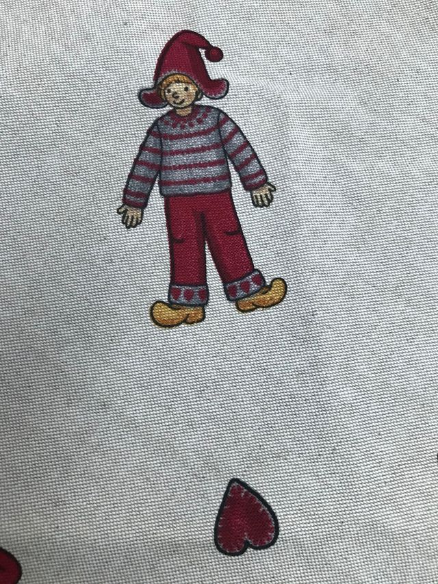 Tote bag beige algodón calidad estampado ingl