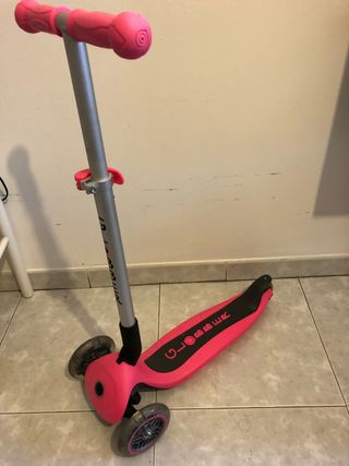 patinete globber luces