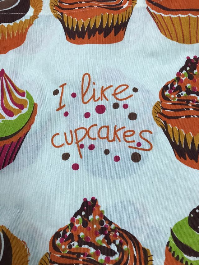 Tote bag I love cupcakes algodón