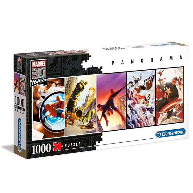 Puzzle 1000 piezas Panorama, Marvel 80 Years