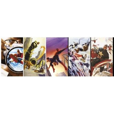 Puzzle 1000 piezas Panorama, Marvel 80 Years