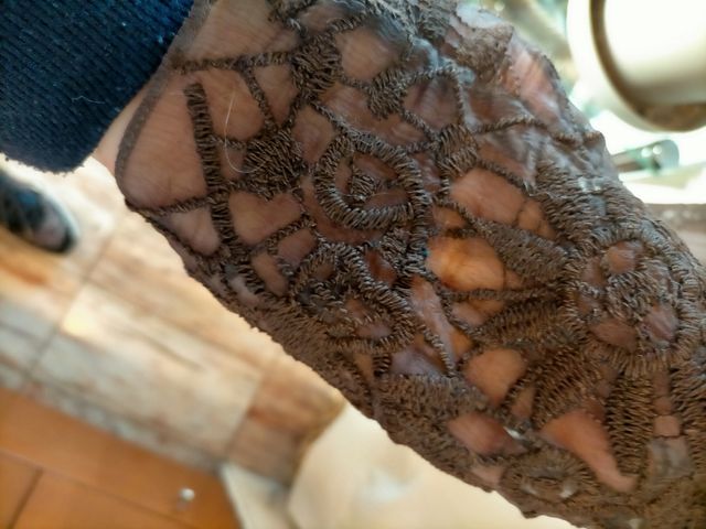 vestido Zara plumeti