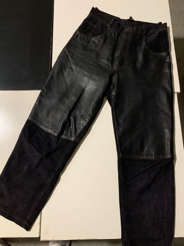 Pantalones piel mujer