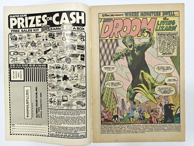 Cómic original Where Monsters Dwell, n. 28