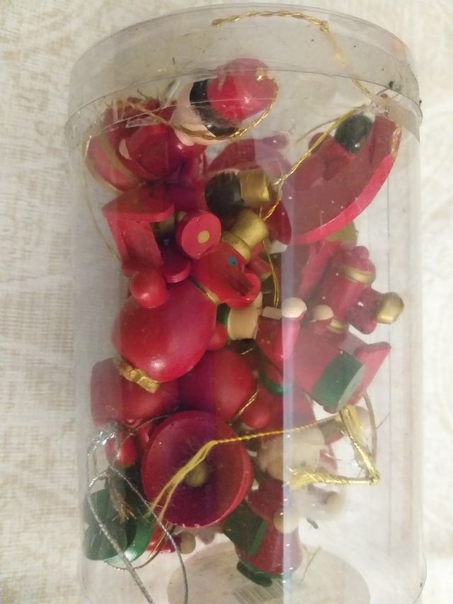 Antiguos adornos árbol Navidad