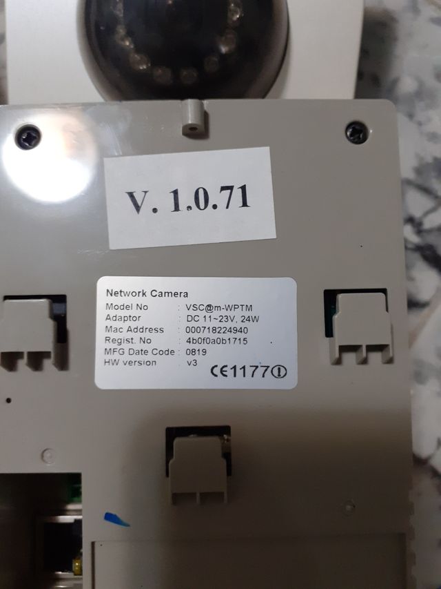 3 cámaras de videovigilancia