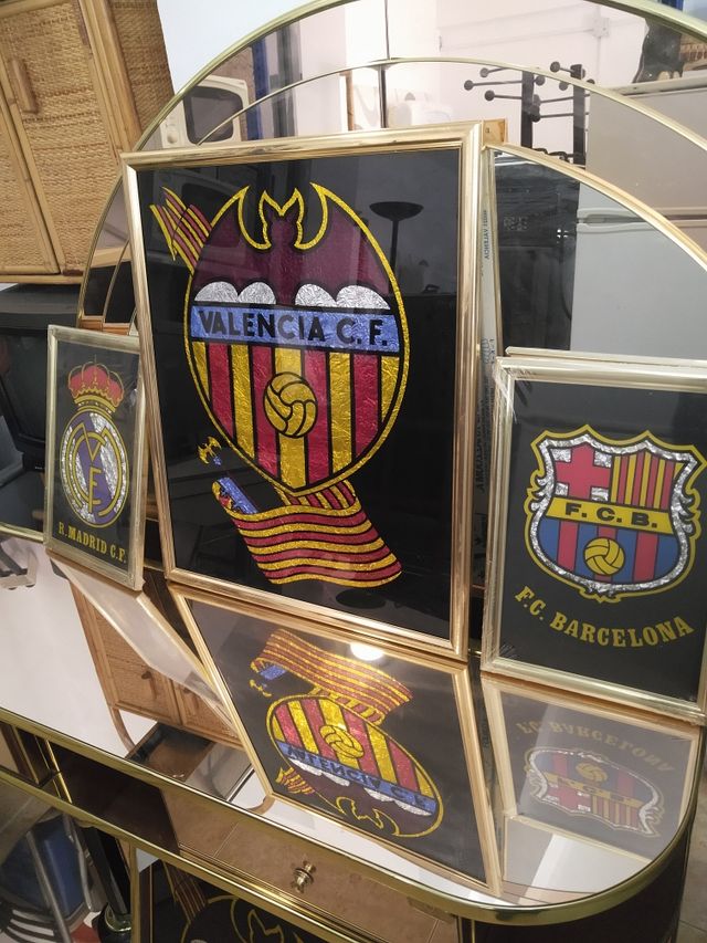 Cuadro decorativo del Valencia C.F.