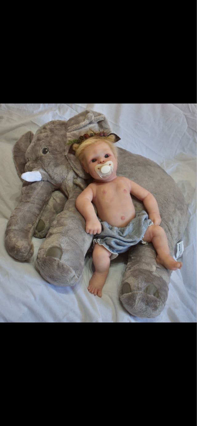 Reborn silicona 47 cm