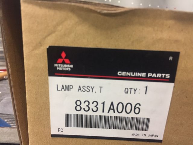 Piloto maletero outlander