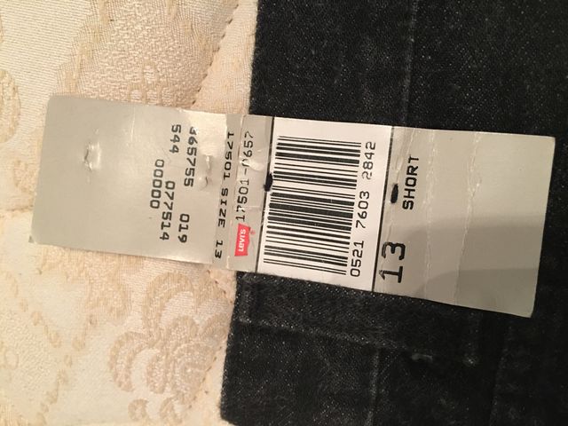 LEVI STRAUSS 501 A ESTRENAR!!! W34 MADE IN USA 