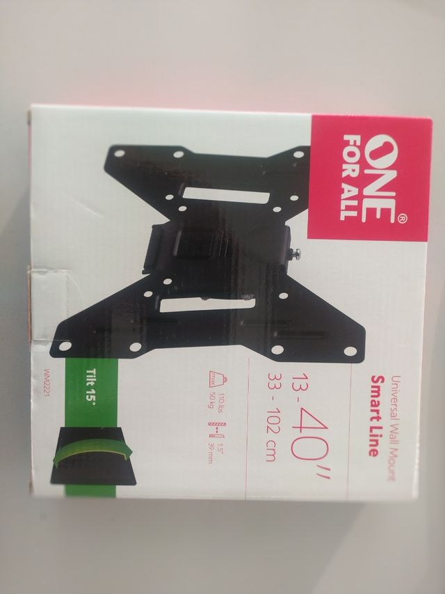 Soporte pared TV hasta 40 pulgadas