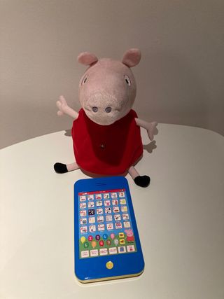peppa pig peluche interactivo