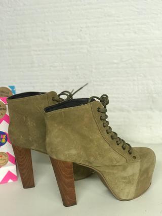 BOTIN JEFFREY CAMPBELL NOBUCK BEIGE T.38 nuevos