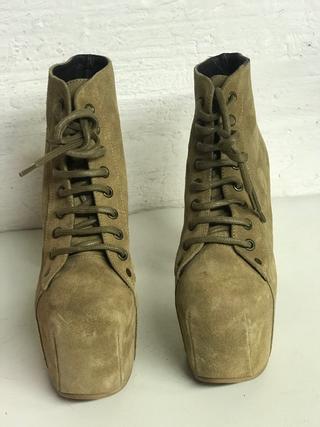 BOTIN JEFFREY CAMPBELL NOBUCK BEIGE T.38 nuevos