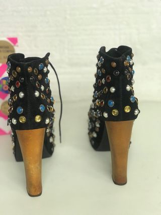 BOTIN JEFFREY CAMPBELL T.38 negro / Cristal