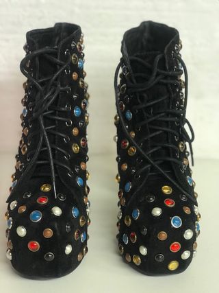 BOTIN JEFFREY CAMPBELL T.38 negro / Cristal