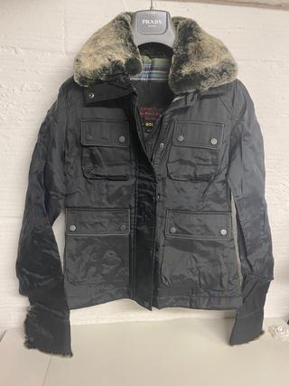 ABRIGO NEGRO BELSTAFF T.42 /Spelo / negra