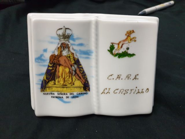 PORCELANA LIBRO PATRONA LEON