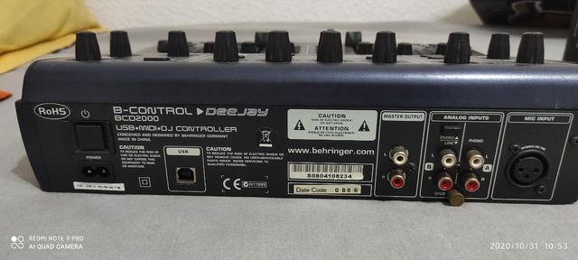 mezclador beringer BCD 2000