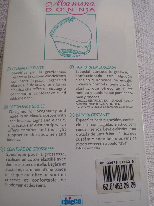 Faja para embarazada